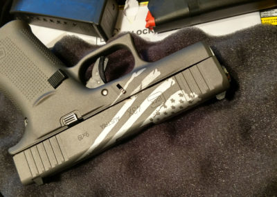 Glock 43X with American Flag