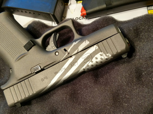 Glock 43X with American Flag