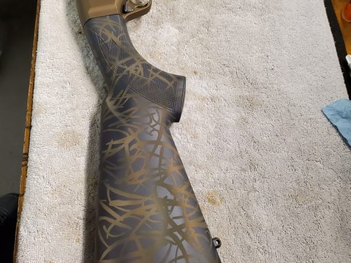 Custom Camo and Cerakote Shotgun